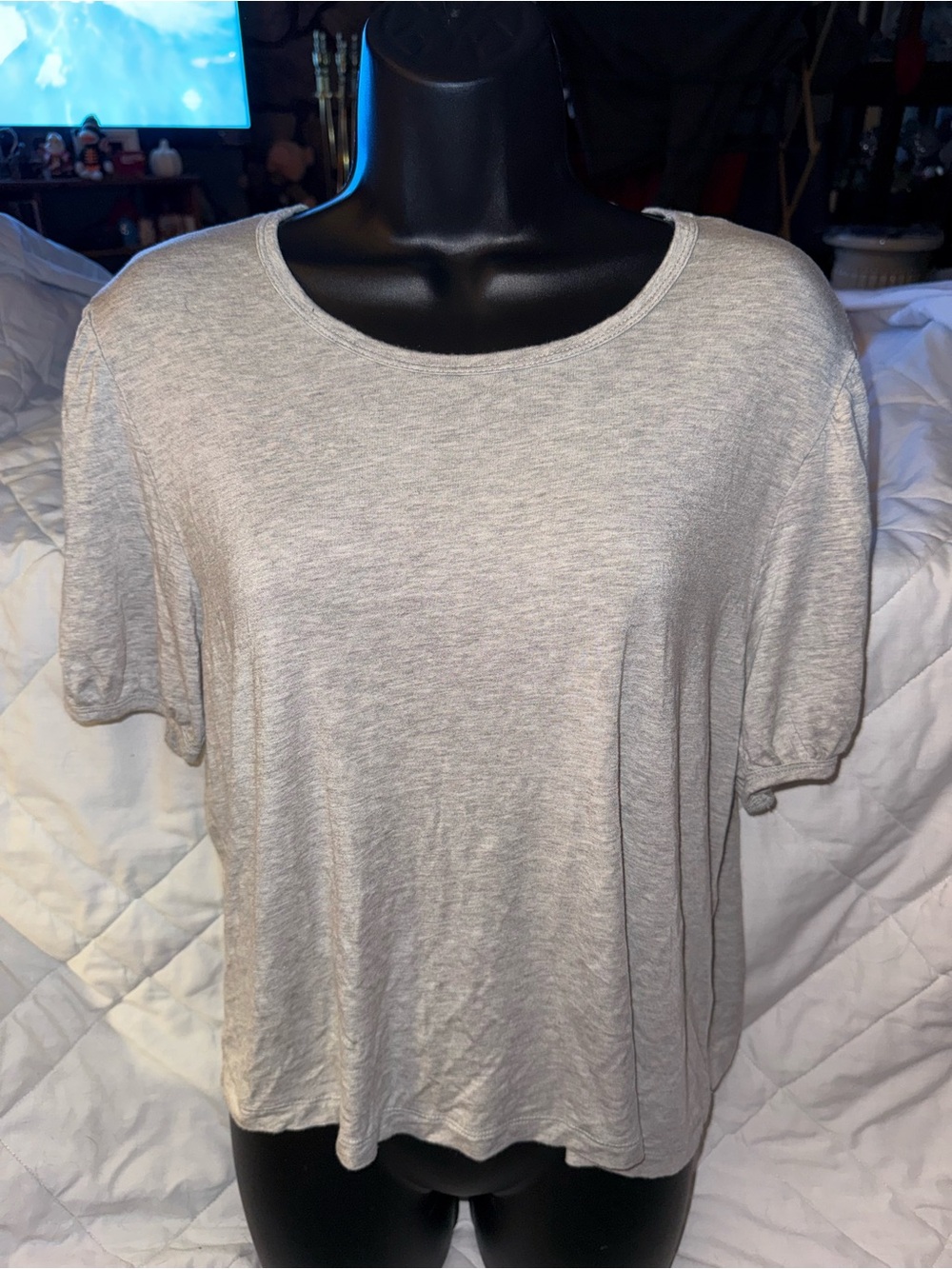 Jackson Rowe Cropped Puffy Sleeve Shirt
